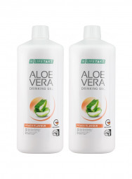 Aloe Vera Drinking Gel Pfirsich Geschmack 2er Set