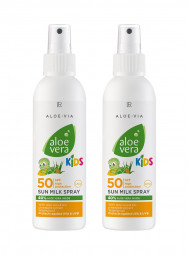 Aloe Vera Kinder Sonnenmilchspray LSF 50 2er Set